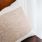 SOGA 50cm Modern Beige Color Block Textured Decorative Throw Pillow