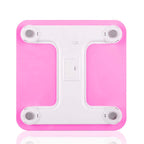SOGA 2X 180kg Digital Fitness Weight Bathroom Gym Body Glass LCD Electronic Scales Pink/Blue