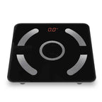 SOGA 2X Wireless Bluetooth Digital Body Fat Scale Bathroom Weighing Scales Health Analyzer Weight Black