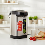 SOGA 3.2L Silver Stainless Steel Electric Thermal Pot Dispenser with 3 Dispensing Modes