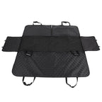 SOGA 2X 600D Oxford Cloth Waterproof Dog Car Cover Back Seat Protector Hammock Non-Slip Pet Mat Black