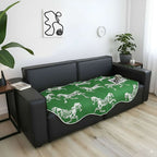 SOGA Two-Seater Green Horse Print 90x180cm Throw Blanket Sofa Cover $ 111
