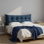 SOGA Home & Living Bundle – Blue Triangular Wedge Pillow & Blue Striped Flannel Throw $ 0