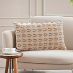 SOGA 2X 35cm Embroidered Geometric Throw Pillow