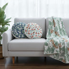 SOGA Home & Living Bundle – Soft Polyester-Cotton Pillows & Tropical Leaf Throw Blanket $ 203