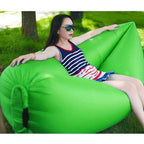 2X Fast Inflatable Sleeping Bag Lazy Air Sofa Green $ 86