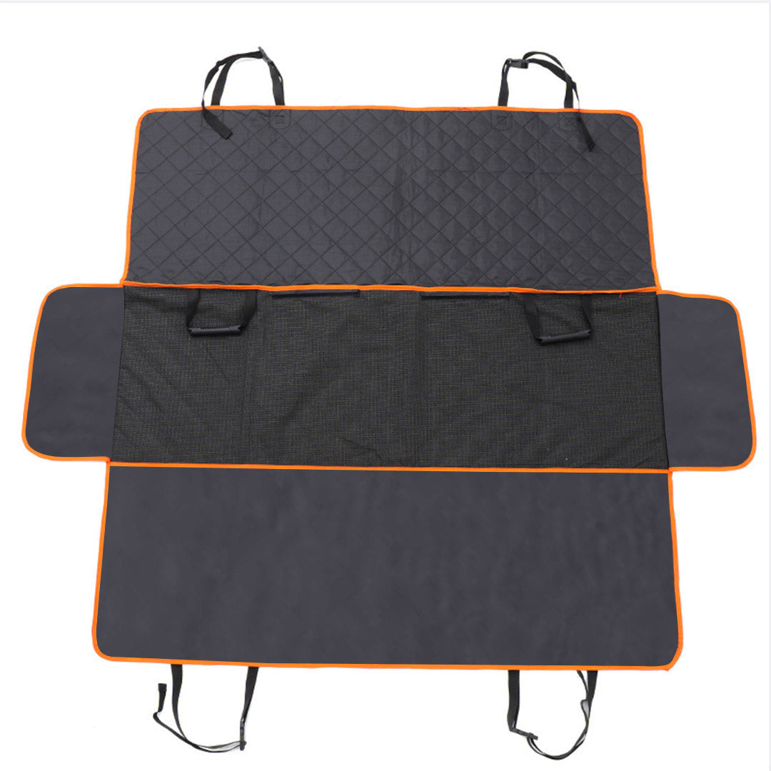 SOGA 600D Oxford Cloth Waterproof Dog Car Cover Back Seat Protector Hammock Pet Mat Black