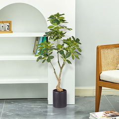 SOGA 2X 80cm Artificial Schefflera Tree – Realistic Indoor Greenery