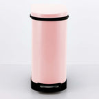 SOGA 4X Foot Pedal Stainless Steel Rubbish Recycling Garbage Waste Trash Bin 10L U Pink