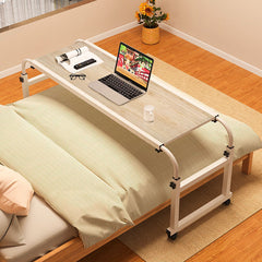 SOGA 140x45cm Bed Laptop Desk/Table with Movable Wooden Cross for Versatile Home Office