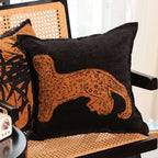 SOGA 2X 45cm Modern Charcoal Gray Leopard Pattern Throw Pillow $ 133