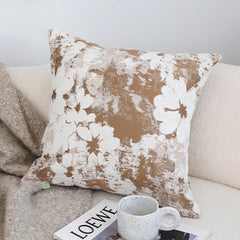 SOGA 2X 50cm Rustic Weathered Paint Effect Decorative Lumbar Throw Pillow