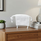 SOGA 24cm White Cow Sculpture with Dotted Pattern in Resin