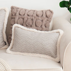 SOGA 2X 30cm  Wabi-sabi Cushion Herringbone Lumbar Throw Pillow