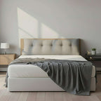 SOGA Home & Living Bundle – Grey Striped Flannel Throw & Silver Triangular Wedge Pillow $ 0