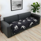 SOGA Three-Seater Black Leopard Print 90x210cm Throw Blanket Sofa Cover $ 104