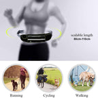 SOGA Black Adjustable Hands-Free Pet Leash Bag Dog Lead Walking Running Jogging Pet Essentials