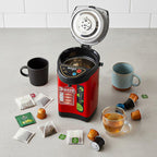 SOGA 3.2L Red Stainless Steel Electric Thermal Pot Dispenser with 3 Dispensing Modes