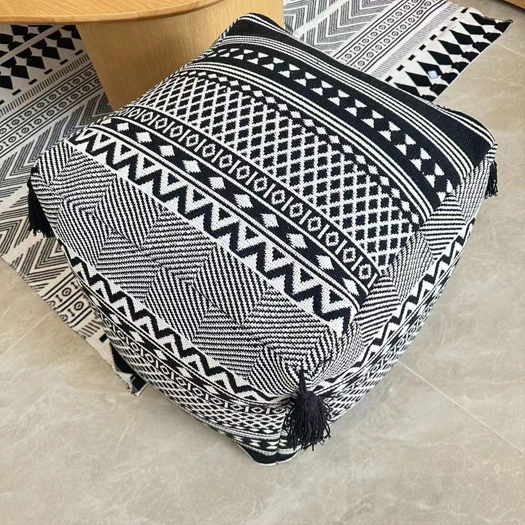 SOGA 2X 42cm Black Premium Polyester Cotton Cushion with EPP Particle Insert Home Decor