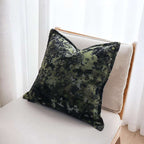 SOGA 2X 50cm Forest Green Crushed Velvet Decorative Throw Pillow $ 129