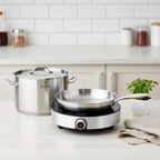 SOGA Kitchenware Bundle – 26cm Smart Induction Cooktop, Stainless Fry Pan & 9L Stock Pot $ 309