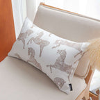 SOGA 2X 35cm White Decorative Horse Pattern Cushion Throw Pillow $ 142