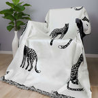 SOGA One-seater White Sofa Cover Leopard Print 130x180cm Polyester $ 79
