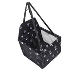 SOGA Waterproof Pet Booster Car Seat Breathable Mesh Safety Travel Portable Dog Carrier Bag Black