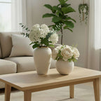 SOGA Home & Living Bundle – Plain White Ceramic Flower Vases for Elegant Living Room Decor $ 161
