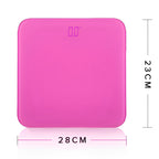 SOGA 180kg Digital Fitness Weight Bathroom Gym Body Glass LCD Electronic Scales Pink