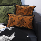 SOGA 2X 30cm Throw Pillow Dark Brown Leopard Lumbar Decorative Cushion for Living Room