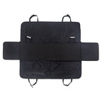 SOGA 2X 600D Oxford Cloth Waterproof Dog Car Cover Back Seat Protector Hammock Non-Slip Pet Mat Black