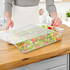 SOGA 150mm Clear Gastronorm GN Pan 1/1 Food Tray Storage with Lid