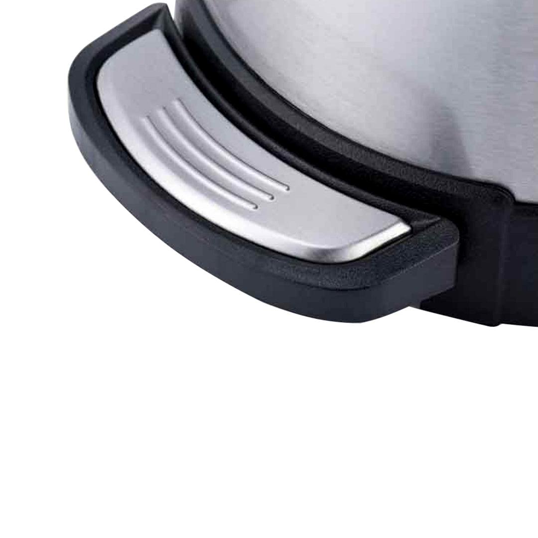 SOGA 4X Foot Pedal Stainless Steel Rubbish Recycling Garbage Waste Trash Bin 10L U