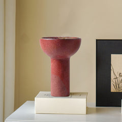 SOGA 15x19.5cm Ornament Brown Minimalist Nordic Versatile Ceramic Vase Modern for Home Decor