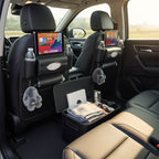 SOGA Car Bundle D – 2 Back Seat Storage Bag & Black Collapsible Trunk Cargo Organizer