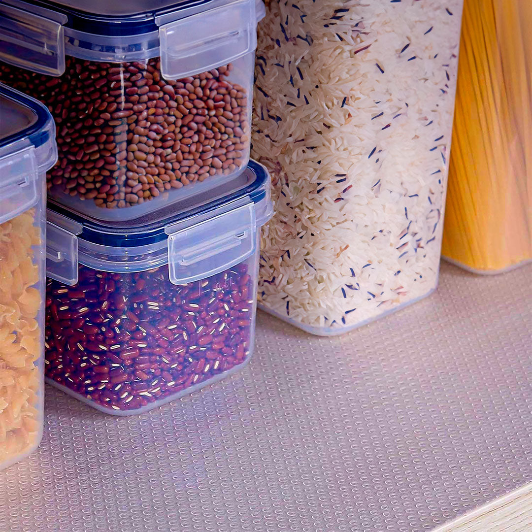 SOGA 2X 45x500cm Transparent Kitchen Drawer Cabinet Multi Use Liner Non Slip Mat