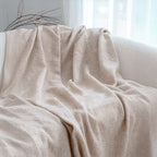 SOGA 130x190cm Earth Tone Blanket – Houndstooth Tassel Throw $ 88