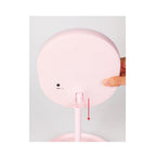 SOGA 2X 20cm Pink Rechargeable LED Light Makeup Mirror | Tabletop Vanity Home Decor