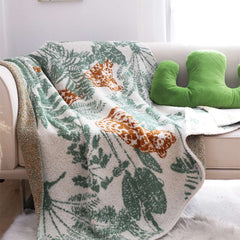 SOGA 2X Tropical Leaf Print Throw Blanket 130x180cm Soft Polyester $ 237