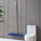 SOGA 5X 100x22 Blue Microfiber Flat Mop Floor Cleaning Pads Rotating Dust Remover