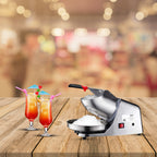 SOGA 2x 300W Electric Ice Shaver Crusher Snow Cone Smoothie Maker Ice Machine