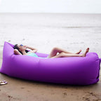 Fast Inflatable Sleeping Bag Lazy Air Sofa Purple