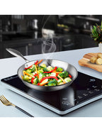 SOGA Stainless Steel Induction Fry Pan Set 20cm & 36cm