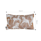 SOGA 2X 35cm Bohemian Camel Brown White Horse Pattern Throw Pillow $ 142