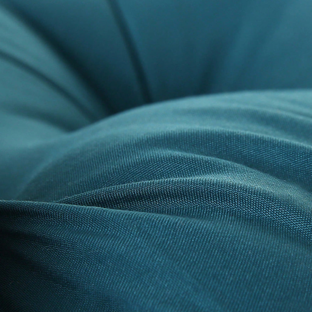 SOGA 2x90cm Crown Pillows Tufted Teal Headboard Cushion Set