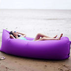 2X Fast Inflatable Sleeping Bag Lazy Air Sofa Purple $ 86