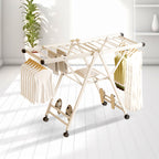 SOGA 2X 160cm Portable Wing Shape Clothes Drying Rack Foldable Space-Saving Laundry Holder