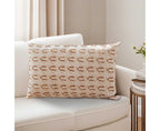SOGA 35cm Rectangular Modern Decorative Embroidered Geometric Throw Pillow