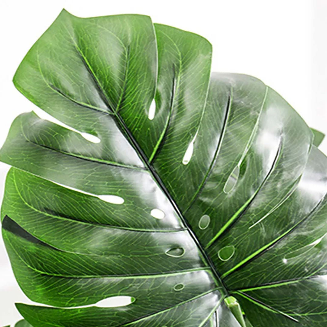 SOGA 2X 120cm Artificial Green Indoor Turtle Back Fake Decoration Tree Flower Pot Plant